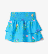Girls Hyper Real Floral Smocked Waist Skirt | Hatley Discount Girls