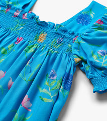 Girls Hyper Real Floral Smocked Dress | Hatley Sale Girls