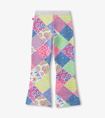 Girls Mix-Up Patch Work Stretch Bell Bottoms | Hatley For Girls