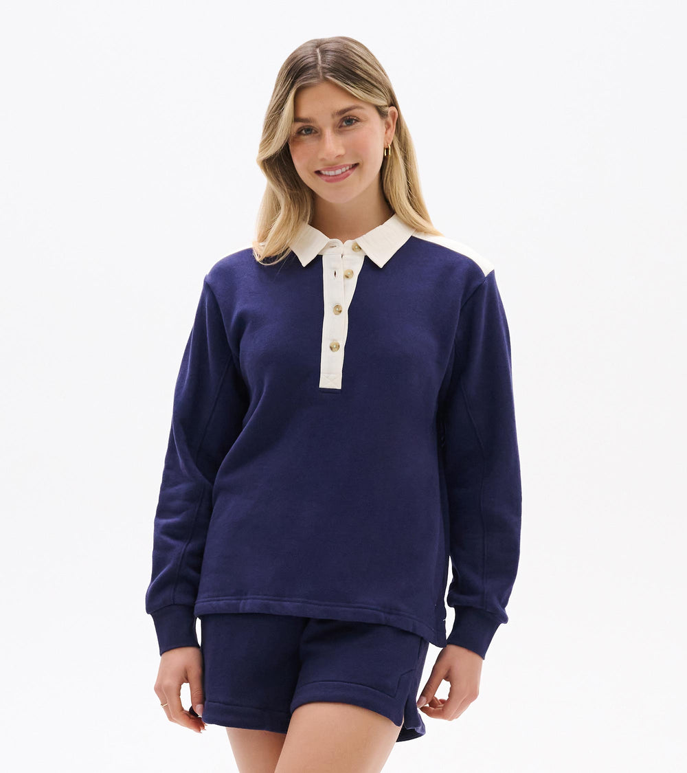 Coco Polo Top - Patriot Blue | Hatley