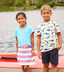 Boys Glow in the Dark Sharks Graphic Tee | Hatley US Boys