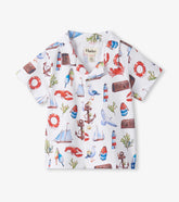 Baby & Toddler Boys Painted Seascape Jersey Button Down | Hatley Baby & Toddler