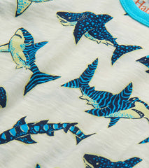 Baby & Toddler Boys Glow in the Dark Sharks Raglan T-Shirt | Hatley Sale Baby & Toddler