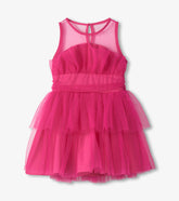 Girls Fuchsia Tulle Party Dress | Hatley Girls