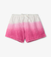 Girls Raspberry Dip Dye Woven Easy Shorts | Hatley For Girls