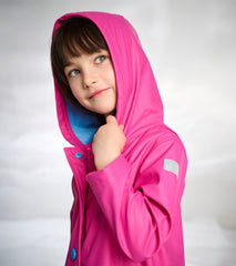 Girls Raspberry Rose Rain Jacket | Hatley Girls