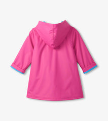 Girls Raspberry Rose Rain Jacket | Hatley Girls