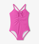 Girls Hot Pink One-Piece Swimsuit | Hatley For Girls