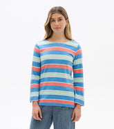 Button Breton - Azure Stripes | Hatley For Women