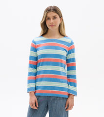 Button Breton - Azure Stripes | Hatley For Women