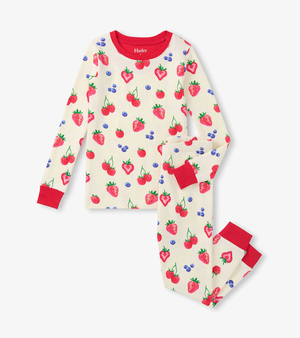Girls Summer Berries Cotton Pajama Set | Hatley Girls