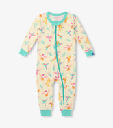 Baby Girls Springtime Hummingbirds Bamboo Sleeper | Hatley Baby & Toddler