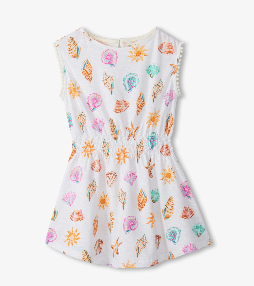 Girls Shells and Sunshine Smocked Waist Dress | Hatley For Girls