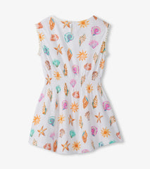 Girls Shells and Sunshine Smocked Waist Dress | Hatley For Girls