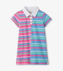 Girls Mixed Stripes Cotton Polo Dress | Hatley Onsale Girls
