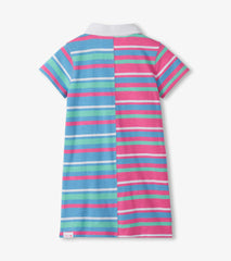 Girls Mixed Stripes Cotton Polo Dress | Hatley Onsale Girls