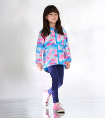 Girls Sunset Tie Dye Microfiber Rain Jacket | Hatley For Girls