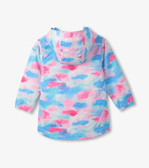 Girls Sunset Tie Dye Microfiber Rain Jacket | Hatley For Girls