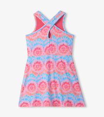 Girls Starburst Tie Dye Active A-Line Dress | Hatley Outlet Girls
