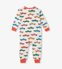Baby Boys Trucks Bamboo Sleeper | Hatley Outlet Baby & Toddler