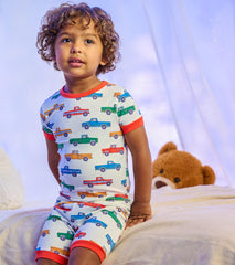 Boys Trucks Bamboo Short Pajama Set | Hatley Sale Boys