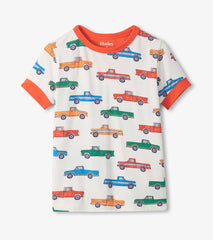 Boys Trucks Bamboo Short Pajama Set | Hatley Sale Boys