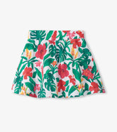 Girls Tropical Flowers Floaty Skort | Hatley Outlet Girls