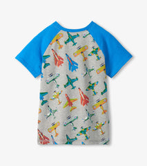 Boys Vintage Aircrafts Raglan T-Shirt | Hatley Onsale Boys