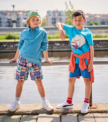 Boys Vintage Summer Madras Woven Shorts | Hatley US Boys