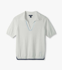 Johnny Collar Top - White | Hatley Discount Women