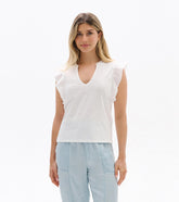 Mix Media Tank - White | Hatley For Women