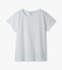 Essential Crew Neck Tee - White | Hatley US Women