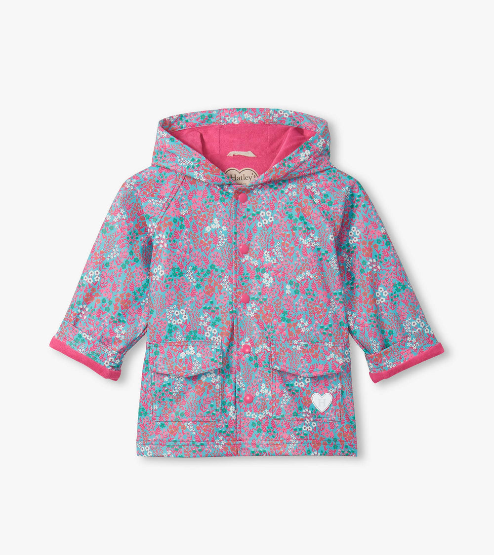 Girls Wildflowers Rain Jacket | Hatley For Girls