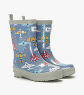 Boys Airplanes Shiny Rain Boots | Hatley Onsale Boys