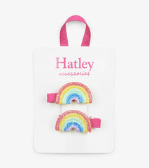 Hatley Accessories | Girls Double Rainbow Hair Clips