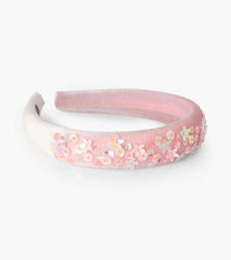 Hatley Accessories | Girls Rose Shadow Velvet Puff Headband