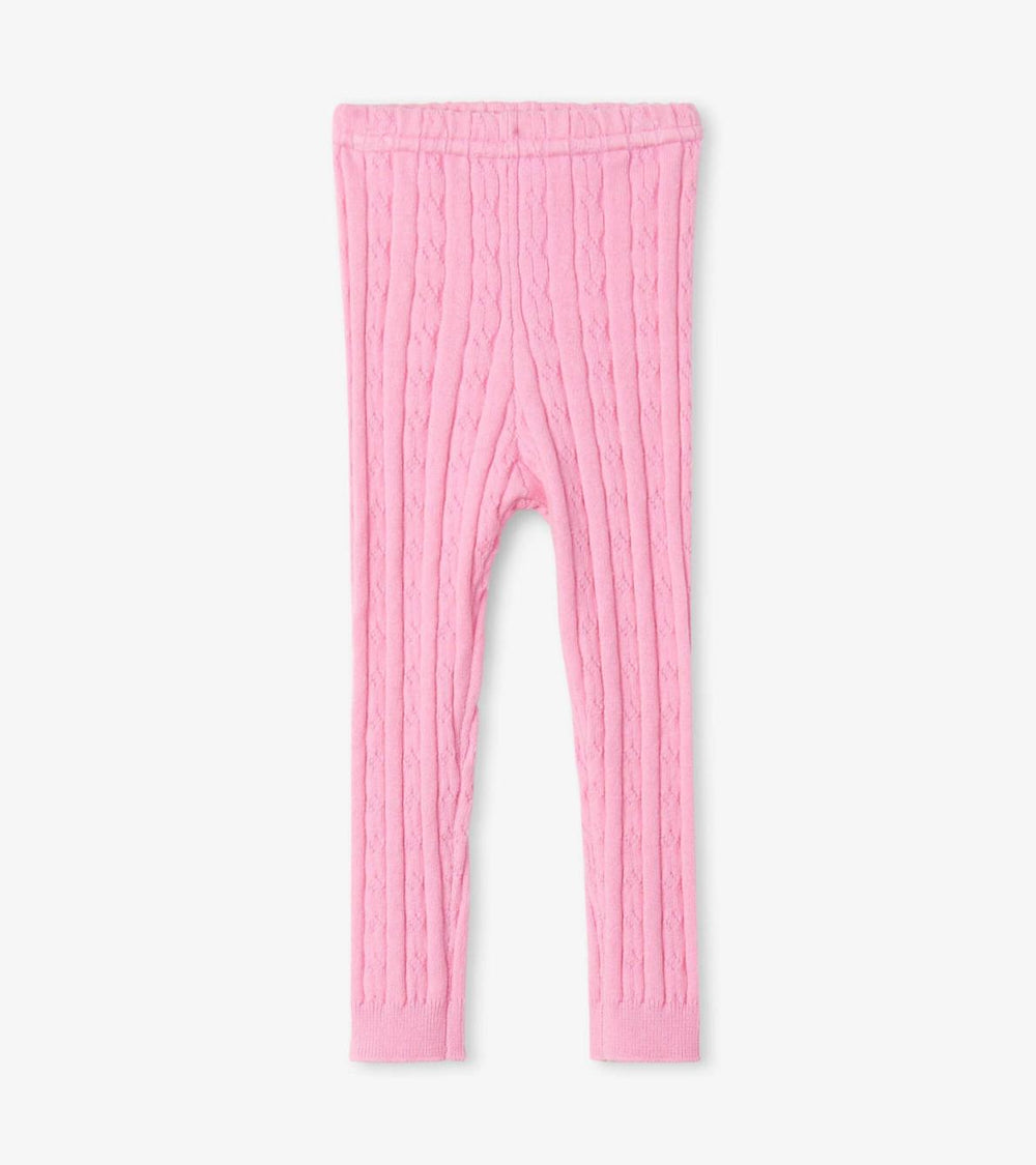 Hatley Bottoms | Baby & Toddler Baby Pink Cable Knit Leggings