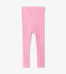 Hatley Bottoms | Baby & Toddler Baby Pink Cable Knit Leggings