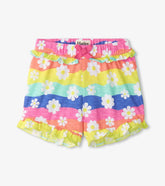 Hatley Bottoms | Baby & Toddler Baby & Toddler Girls Groovy Flowers Ruffle Shorts