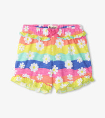 Hatley Bottoms | Baby & Toddler Baby & Toddler Girls Groovy Flowers Ruffle Shorts