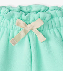 Hatley Bottoms | Baby & Toddler Baby & Toddler Girls Ice Green Paper Bag Shorts