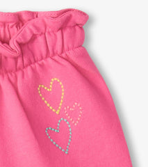 Hatley Bottoms | Baby & Toddler Baby & Toddler Girls Pink Paper Bag Shorts