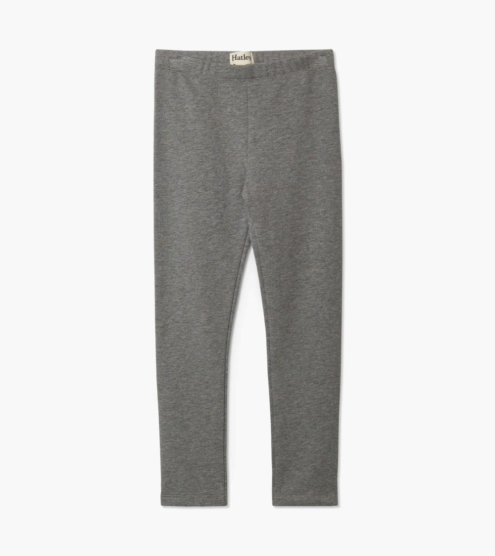 Hatley Bottoms | Girls Girls Charcoal Cozy Leggings