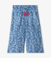 Hatley Bottoms | Girls Girls Floral Shibori Cropped Culottes