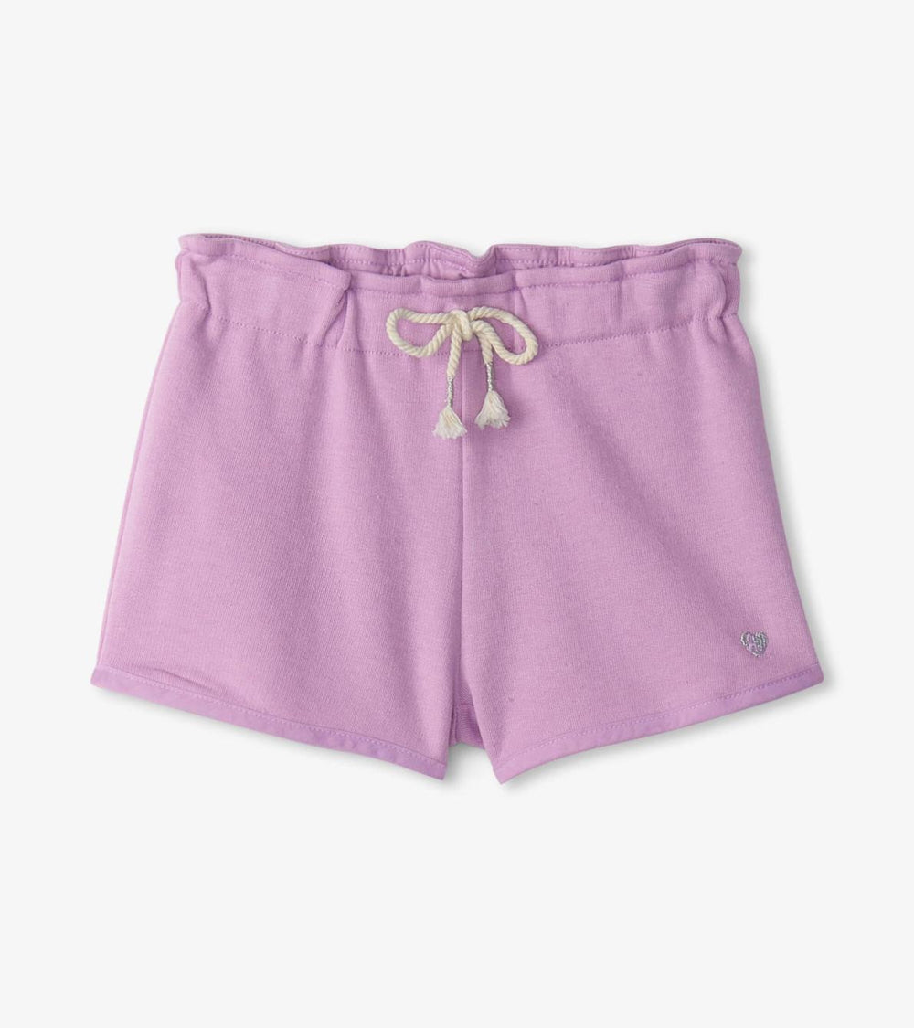 Hatley Bottoms | Girls Girls Lilac Paper Bag Shorts