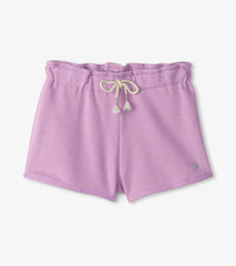 Hatley Bottoms | Girls Girls Lilac Paper Bag Shorts