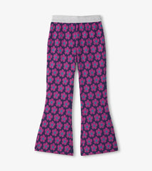 Hatley Bottoms | Girls Girls Mini Flower Fun Waist Flare Pants