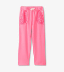 Hatley Bottoms | Girls Girls Pink Neon Track Pants