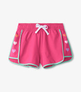Hatley Bottoms | Girls Girls Pink Quick Dry Shorts
