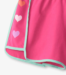 Hatley Bottoms | Girls Girls Pink Quick Dry Shorts